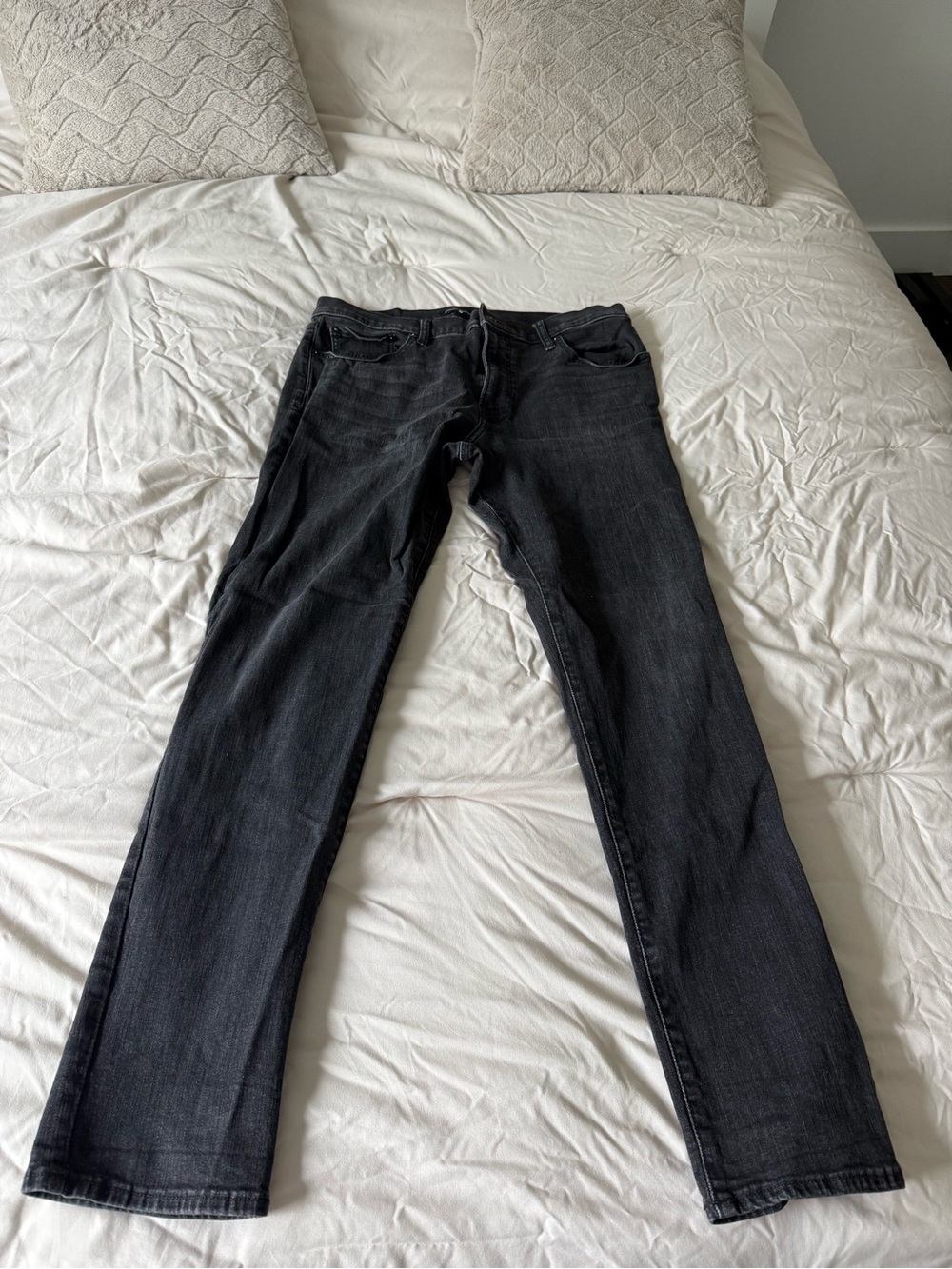 Lucky Brand Straight-Leg Black Jeans
